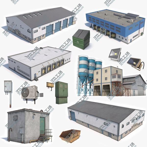 images/goods_img/20210312/3D 5 Industrial Buildings And Props Collection/1.jpg